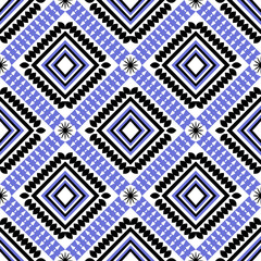 Ikat abstract seamless pattern for artwork and production