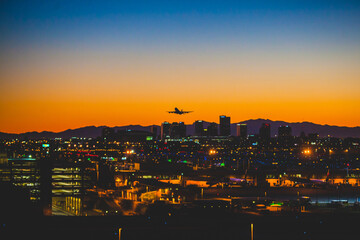 Obraz premium Leaving Phoenix in a Plane