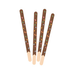 Cookies and Cream Pocky Biscuit Stick illustration