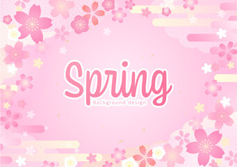 桜の花の可愛い背景