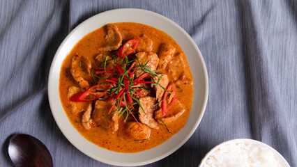 Panange Curry with pork