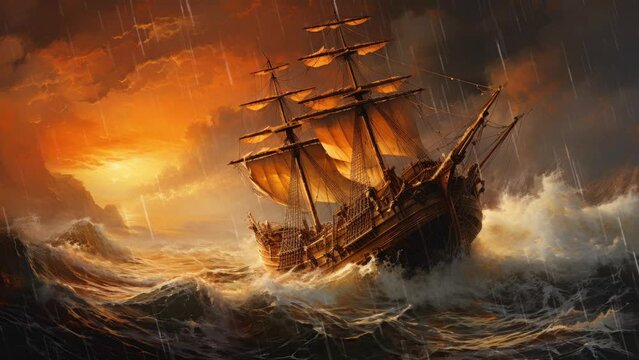 Afternoon Electra: Sailing Through Rain, Lightning, and Sea Dramas