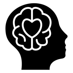Emotional Intelligence Icon Element For Design