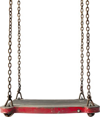 Swing isolated on transparent background. PNG
