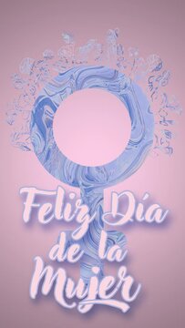 Feliz dia de la mujer fondo marco