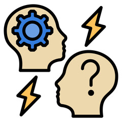 Conflict Resolution Icon Element For Design