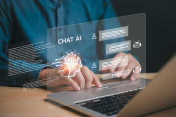 artificial intelligence chat AI robots research content write reports and scripts public relations,...