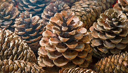 close up of a pine cone wallpaper Pinecone with Snow