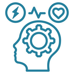 Stress Management Icon Element For Design