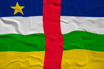 National flag of Central Arican Republic. Background  with flag of Central Arican Republic