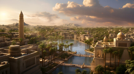 The great city of Babylon