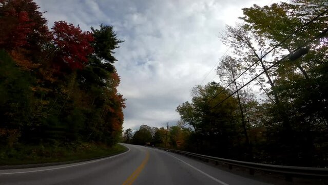 Vermont Driving 100 Autumn Killington