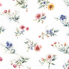 watercolor-wallpaper-featuring-a-minimalist-variety-of-flowers-in-pastel-colors-occupying-a-simple