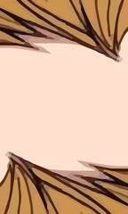 Aesthetic brown abstract background with copy space area. Suitable for poster and banner