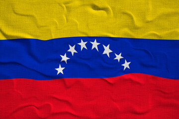National flag of Venezuela. Background  with flag of Venezuela.