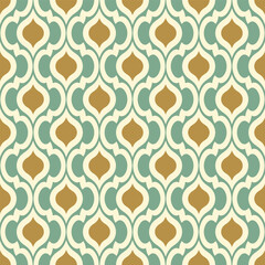 retro seamless ornamental pattern - 718561981