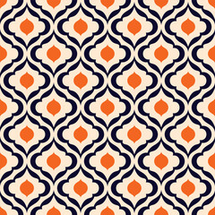retro seamless ornamental pattern - 718561996