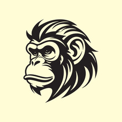 Ape Head Vector Images