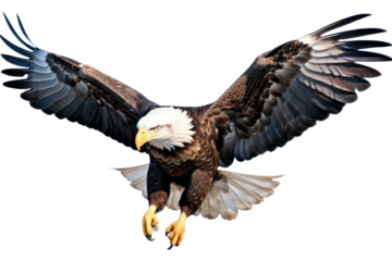 Eagle on transparent background