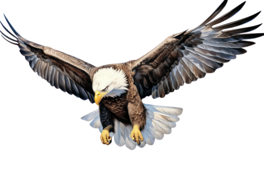 Eagle on transparent background