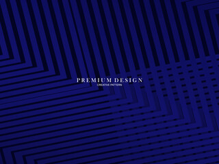 Blue abstract background with modern corporate concept. Vector horizontal template for digital lux business banner, contemporary formal invitation, luxury voucher, prestigious gift certificate.