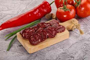 Wild Bear meat homemade sausages