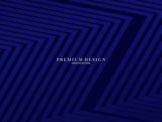 Blue abstract background with modern corporate concept. Vector horizontal template for digital lux business banner, contemporary formal invitation, luxury voucher, prestigious gift certificate.