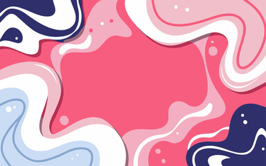 Abstract tulip background poster. Good for fashion fabrics, postcards, email header, wallpaper, banner, events, covers, advertising, and more. Valentine's day, women's day, mother's day background.