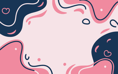 Abstract tulip background poster. Good for fashion fabrics, postcards, email header, wallpaper, banner, events, covers, advertising, and more. Valentine's day, women's day, mother's day background.