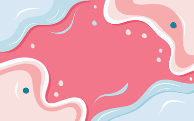 Abstract tulip background poster. Good for fashion fabrics, postcards, email header, wallpaper, banner, events, covers, advertising, and more. Valentine's day, women's day, mother's day background.