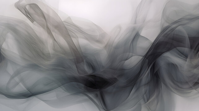 magical black smooth abstract smoke background