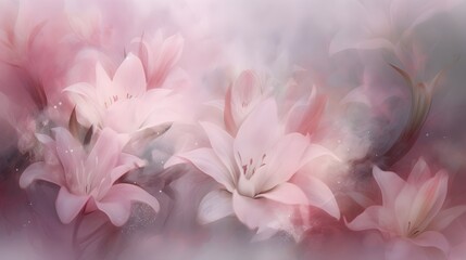 close up of pink flower abstract background