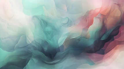 pink green teal abstract watercolor background