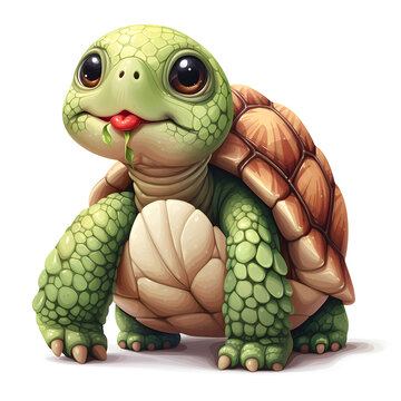 Vector Image of A Cute Turtle