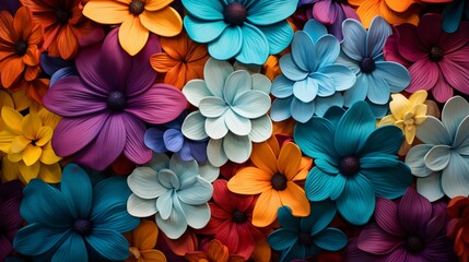 lush and colorful petals forming a captivating floral background.