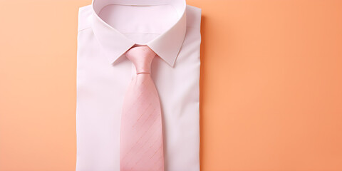 Solid Color Necktie in Tropical Peach.