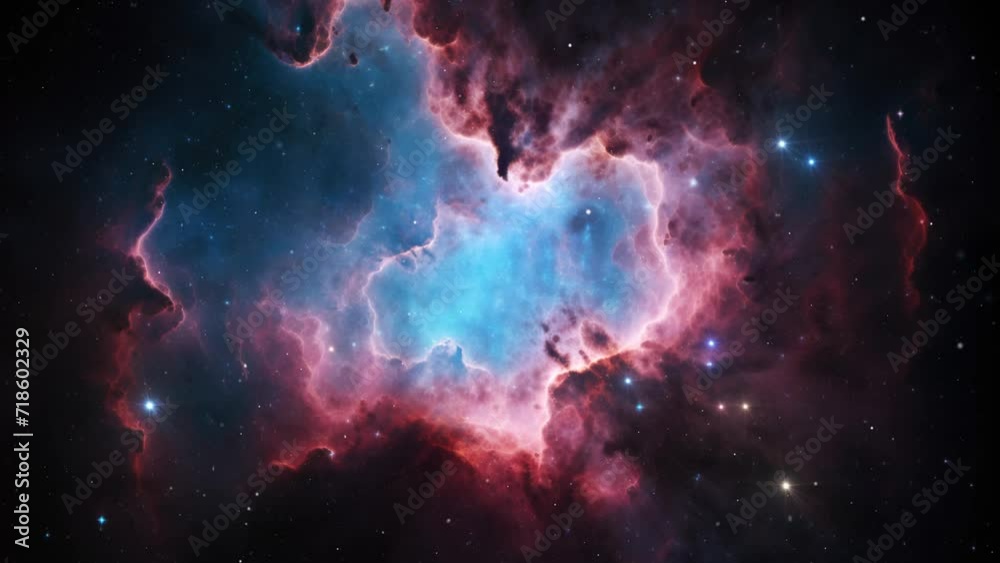 Canvas Prints beautiful space nebula in outer space
