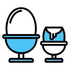 Egg  Icon Element For Design
