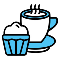 Breakfast  Icon Element For Design