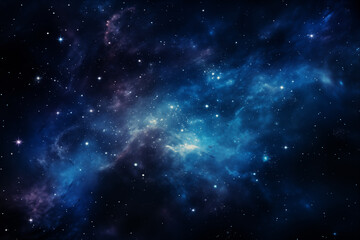 Space dark background with fragment of our galaxy. Abstract cosmos background. 