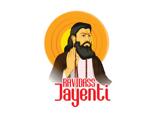 vector illustration of Guru Ravidass Jayanti
