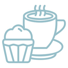 Breakfast  Icon Element For Design