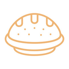 Bread Icon Element For Design