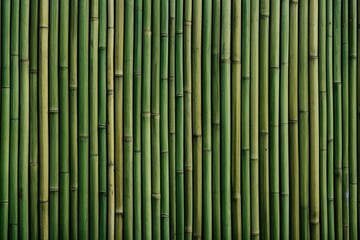 Bamboo fence background panoramic texture