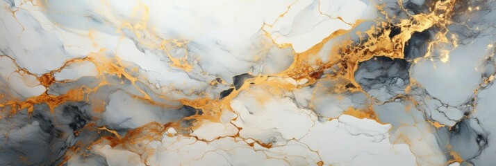 Marble granite white with gold texture