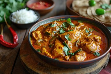 Spicy jalapeno chicken curry