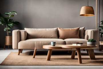 soft luxury sofa in living room
