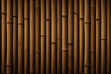 Fototapeta premium Bamboo fence backdrop