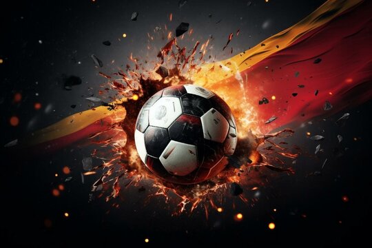 image of Germany football. Generative AI