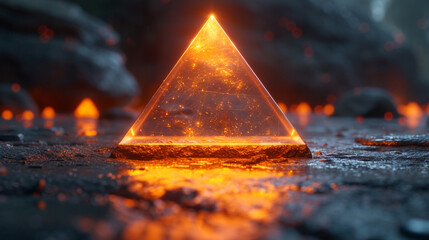 Perfect glass Pyramid